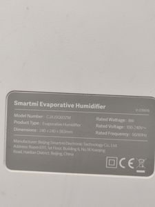 01-200756845: Smartmi evaporative humidifier