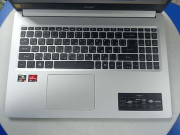 Б/в Ноутбук Acer 15/ryzen 5 5500u ddr4/12gb ddr4/hdd *відсутній/ssd 250 gb/*інтегрована 01-200781758