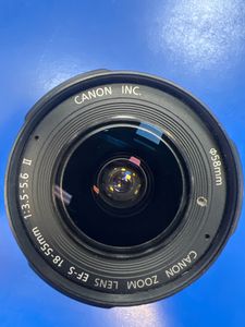 Б/в Фотооб`єктив Canon ef-s 18-55mm 1:3.5-5.6 ii 01-200828747