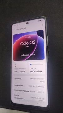 Б/в Мобільний телефон Oppo a5 pro 5g 8/256gb 01-200844839