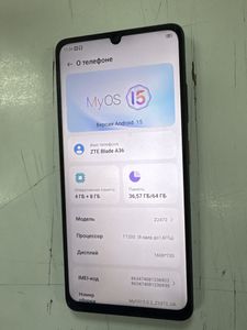 Б/в Мобільний телефон Zte blade a36 4/64gb 01-200866946