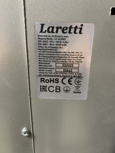 Б/в Духовка електрична Laretti lr-ec3909 01-200867011