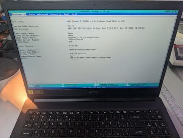 Б/в Ноутбук Acer 15/ryzen 5 3500u ddr4/8gb ddr4/hdd *відсутній/ssd 512 gb/*інтегрована 01-200883511