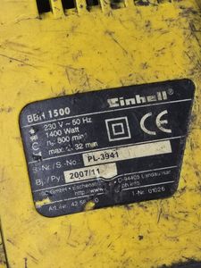 Б/у Перфоратор Einhell bbh 1500 01-200883539
