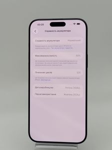 Б/в Мобільний телефон Apple iphone 16 pro max 256gb 01-200901916