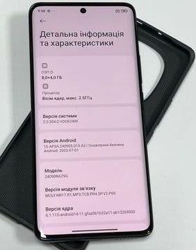 Б/в Мобільний телефон Xiaomi redmi note 14 pro+ 5g 8/256gb 01-200870592