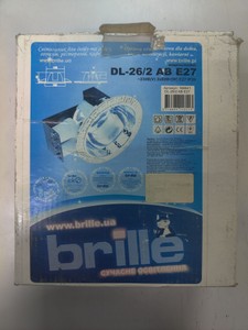 Б/в Стельовий світильник Brille светильник точечный dl-26/2 ac e27 даунлайт 01-200924763