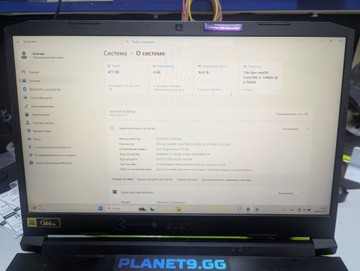 Acer 15/core i5-11400h ddr4/16gb ddr4/hdd *відсутній/ssd 500 gb/geforce rtx3050ti 4gb