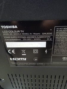 Б/у Телевизор Toshiba 32hl833g 01-200938371