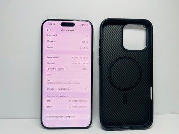 Б/в Мобільний телефон Apple iphone 16 pro max 256gb 01-200938317