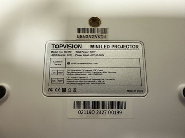 Б/в Проектор Topvision rd850 01-200956626
