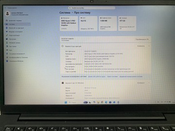 Б/в Ноутбук Lenovo 14/ryzen 5 pro 5650u ddr4/16gb ddr4/ssd 512 gb/*інтегрована 01-200996565