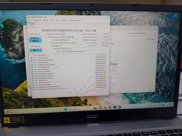 Б/в Ноутбук Acer 15/ryzen 5 5500u ddr4/16gb ddr4/hdd *відсутній/ssd 500 gb/*інтегрована 01-201035787