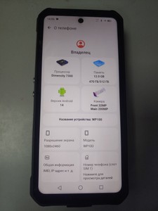 Б/в Мобільний телефон Oukitel wp100 12/512gb 01-201094562