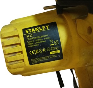 Б/в Пила дискова Stanley sc12 01-201126125