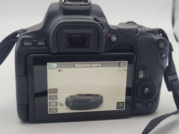 Б/в Фотоапарат Canon eos 250d-об'єктив canon zoom lens ef-s 18-55mm 1:3.5-5.6 iii 01-201159362
