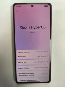 Б/в Мобільний телефон Xiaomi redmi note 14s 8/256gb 01-201160612