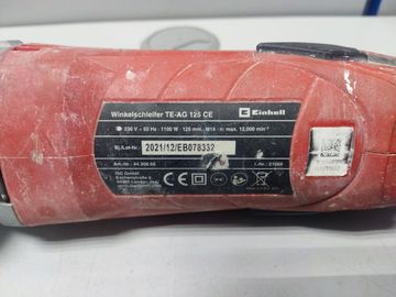 Б/в Кутова шліфмашина Einhell te-ag 125 ce 01-200864343