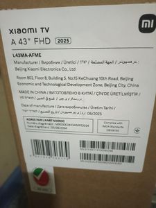Б/в Телевізор Xiaomi tv a 43 2025 01-200889606