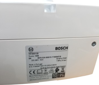 Б/в Водонагрівач електричний проточний Bosch tronic tr1000 6 b 01-200812863
