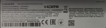 Б/в Монітор Samsung ls24d300gaixci 01-200950249