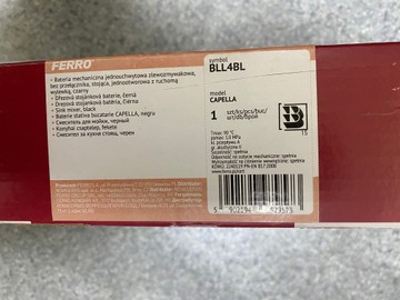 Б/в Змішувач Ferro cappella black bll4bl 01-200996720