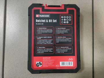 Б/в Набір інструментів Parkside ratchet & bit set 81 piece set 01-201003574