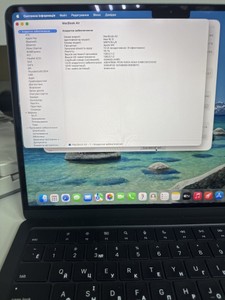 Б/в Ноутбук Apple macbook air 13,6" 2025 mc6t4 / apple m4/ 8 core gpu/ ram 16gb/ ssd 256gb/ a3240 01-201017944