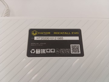 Б/в Клавіатура Hator rockfall evo 01-201012429