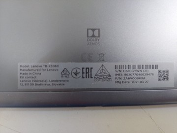 Б/в Планшет Lenovo tab m10 hd tb-x306x 3/32gb 01-201092456