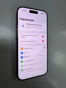 Б/у Мобільний телефон Apple iphone 16 pro 256gb esim 01-201104486