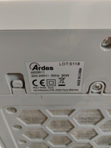 Б/в Повітроохолоджувач Ardes ar5r11 01-201146665