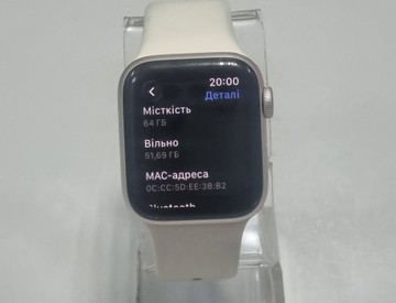 Б/в Смарт-годинник Apple watch se 3 gps 40mm alu. case 01-201157016