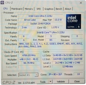 Б/в Ноутбук Hp 15/core ultra 5 225u ddr5/16gb ddr3/hdd *відсутній/ssd 512 gb/*інтегрована 01-201074584