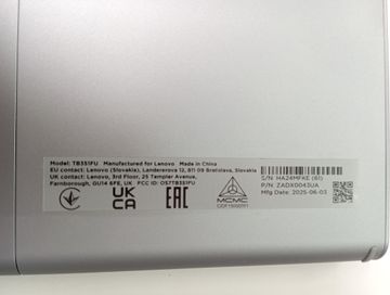 01-200773164: Lenovo tab plus 8/256gb wi-fi