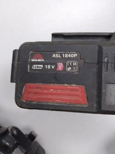 Б/у Угловая шлифмашина Vitals als 18125p 1акб / зп 01-200829897