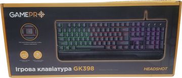 Б/в Ігрова клавіатура Gamepro gk398 01-200778707