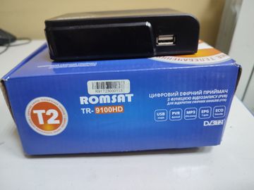 Б/у Ресиверы ТВ Romsat tr-9100hd 01-200850636