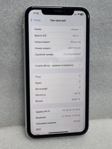 Б/в Мобільний телефон Apple iphone xr 64gb 01-200858840