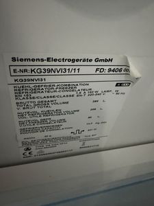 Холодильник Siemens kg39nvi31/11 б/у ᐈ Ціна від 9900 грн! | Фото