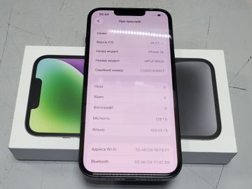 Б/у Мобільний телефон Apple iphone 14 128gb 01-200915298