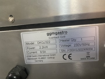 Б/в Гриль Ggm Gastro dkgj322 01-201012476