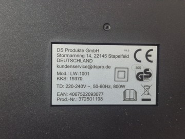 Б/в Морозивниця Gourmetmaxx smoothup eismaschine 01-201023974