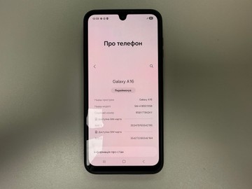 Б/в Мобільний телефон Samsung galaxy a16 sm-a165f 8/256gb 01-201023940