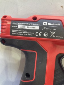 Б/в Клейовий пістолет Einhell te-cg 18 li solo 01-201086551