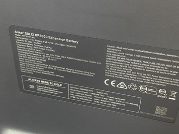 Б/у Зарядная станция Anker solix f3800 / bp3800 expansion battery 01-201102613