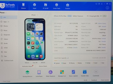Б/в Мобільний телефон Apple iphone 16 pro max 256gb 01-201091581