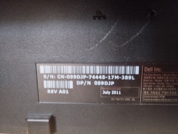 Б/в Монітор Dell u2312hmt 01-201120586