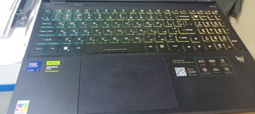 Б/в Ноутбук Acer 16/core ultra 7 255hx ddr5/32gb ddr5/hdd *відсутній/ssd 960 gb/rtx 5060 8gb 01-201174328