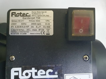 Б/в Поверхневий насос Flotec gardenjet 750 01-201174481